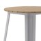 Flash Furniture 30 RD Bar Top Table Brown Poly Top/Silver Frame JJ-T14623H-76-BRSL-GG - alternate 8